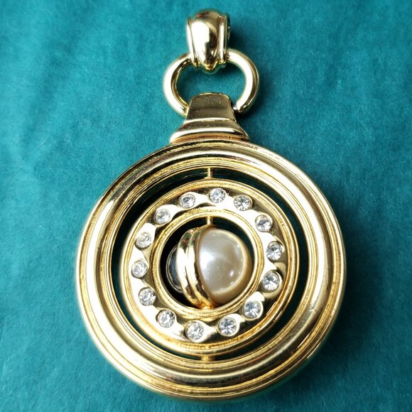 2/25$ Vintage Kenneth Jay Lane rotating reversible pendant - Picture 2 of 3